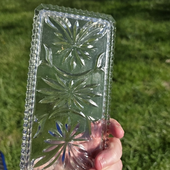 Clear Glass Rectangular Trays - Picture 2 of 2